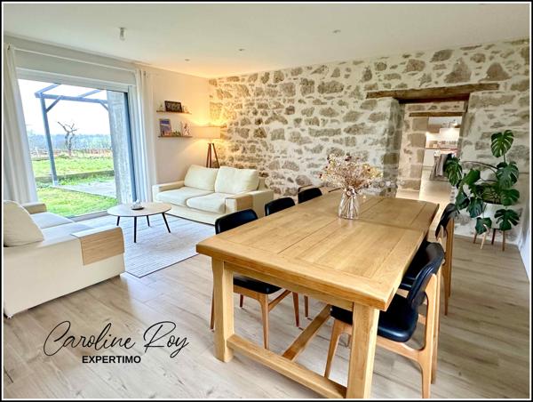 Gétigné (44190) GETIGNE - Village maison 3 ch et un bureau avec jardin de 2514 m²