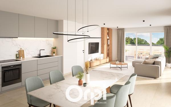 Appartement à vendre    2 pièces •  Herserange