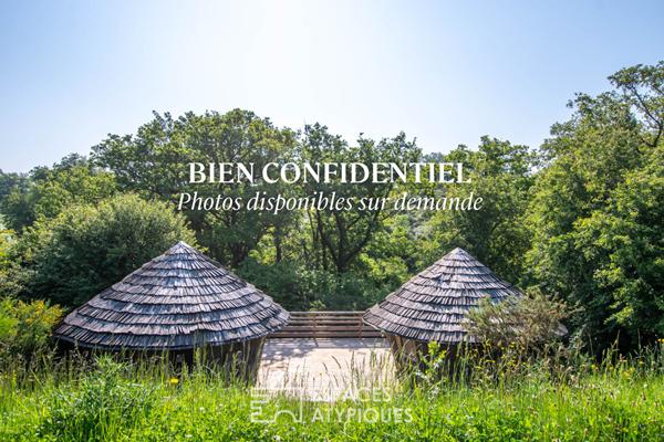 Nature et authenticité : un site rare d’hébergements insolites avec salle de réception