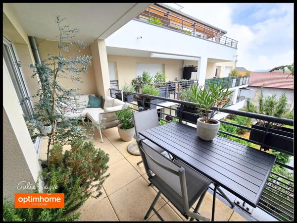 A LOUER - T3 meublé Cessy centre avec terrasse, cave et parking en sous-sol