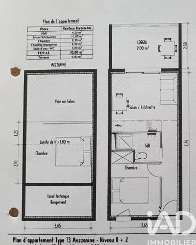 Appartement à vendre 3 pièces 32 m² Linguizzetta