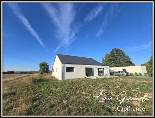 ROUGE (44) A vendre - Maison contemporaine de plain-pied 140 m² à 5 minutes de Châteaubriant – Terrain de 1 800 m²