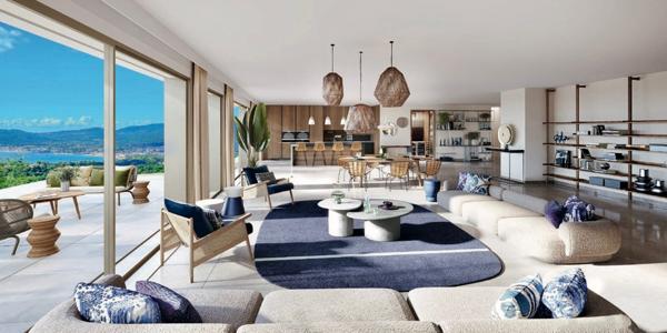 Villa en baie de Saint Tropez 6 pièces  Plage Piscine Pool house et jardin privatif