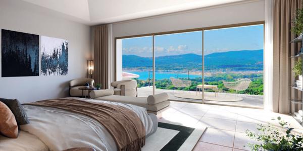 Villa en baie de Saint Tropez 6 pièces  Plage Piscine Pool house et jardin privatif