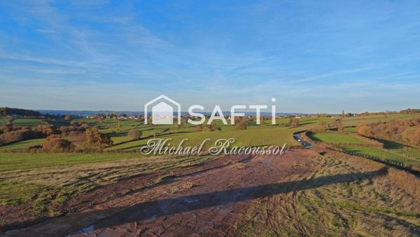 À VENDRE – Terrain constructible à Saint-Martin-d’Auxy