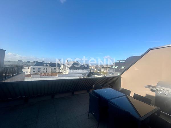 Appartement  récent  - 3 chambres - 100m² -terrasse - sud - parking  - dernier étage - roof top -  cuisine aménagée équipée  - Rouen
