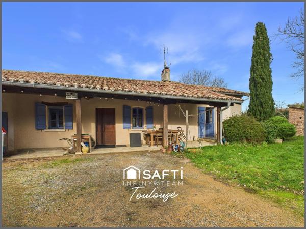 Maison de style gascon traditionnel