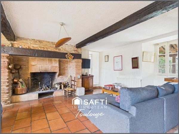 Maison de style gascon traditionnel