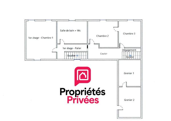 Maison 170m2 4 chambres dépendance jardin 1000m2 253000 FAI