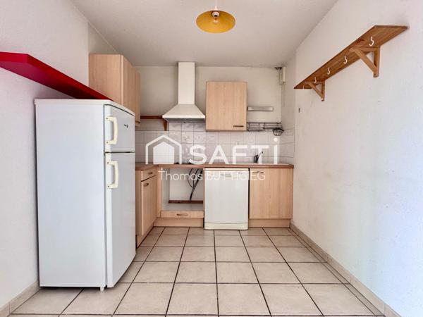 Confortable T2 bis avec garage et piscine.