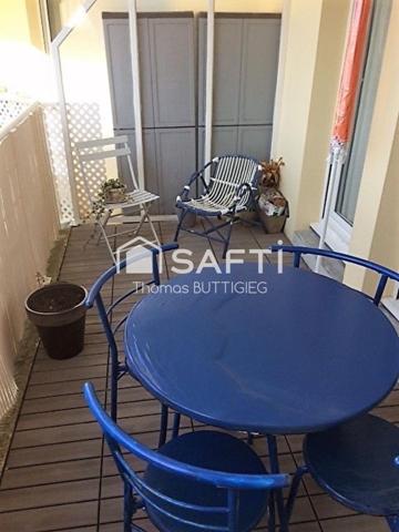 Confortable T2 bis avec garage et piscine.