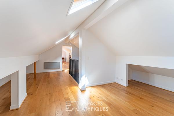 Duplex dernier étage avec terrasse , quartier Alma