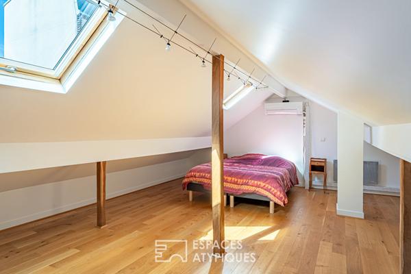 Duplex dernier étage avec terrasse , quartier Alma