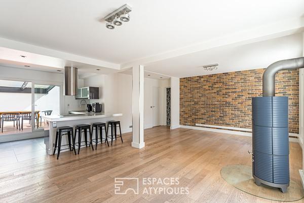 Duplex dernier étage avec terrasse , quartier Alma
