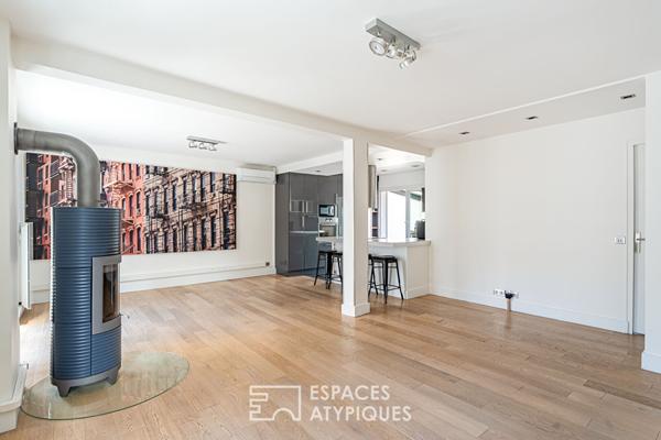 Duplex dernier étage avec terrasse , quartier Alma