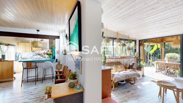 Maison lumineuse aux Bordes, jardin et terrasse