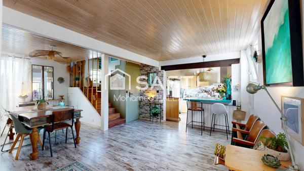 Maison lumineuse aux Bordes, jardin et terrasse