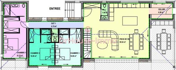 Terrain à vendre de 1 800 m²
