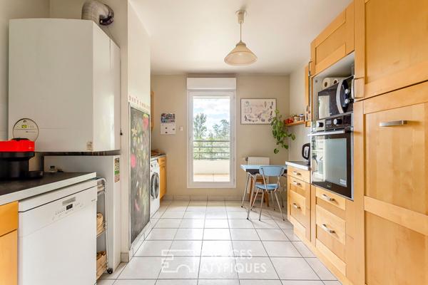 Toit terrasse familial au coeur d’un parc