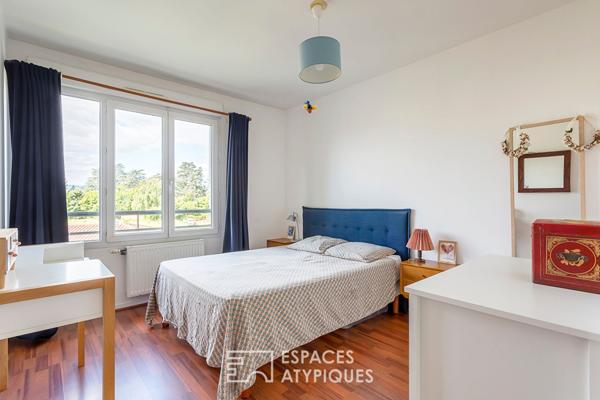 Toit terrasse familial au coeur d’un parc