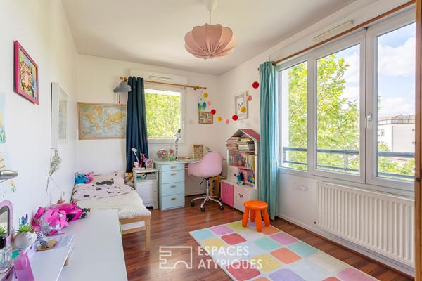 Toit terrasse familial au coeur d’un parc