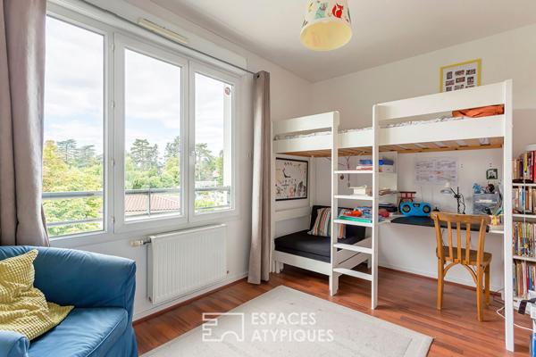 Toit terrasse familial au coeur d’un parc