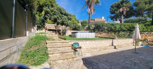 Maison  plain-pied  T3 Bandol avec jardin, vue mer