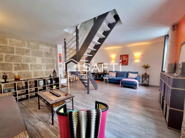 MAISON DE VILLAGE 102M², 2 CHAMBRES