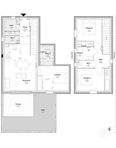 Maison à vendre  4 pièces - 80,70 m2 ST GILLES CROIX DE VIE - 85