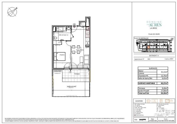 Appartement à vendre 2 pièces 40 m² Manosque