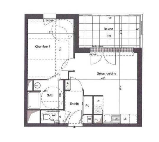 Appartement 2 pièces - 44600 Saint-Nazaire