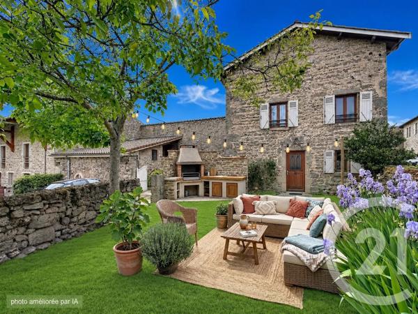 Maison à vendre  7 pièces - 178,26 m 2   CHARBONNIERES LES BAINS  - 69