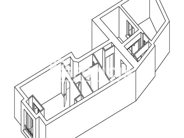 Location Appartement 2 pièces 44 m² - 7 PLACE DE L'HOTEL DE VILLE L'isle Jourdain 32600