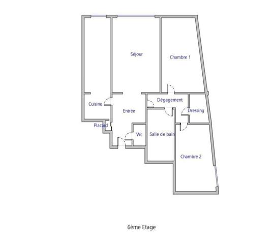 Appartement · Vente Paris (75011) 3 pièces · 73m²