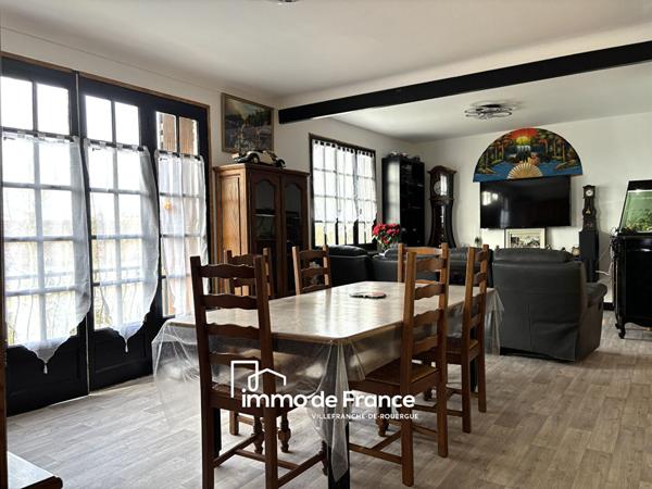 Maison 126 m² habitables, 4 chambres, 1382 m² de terrain