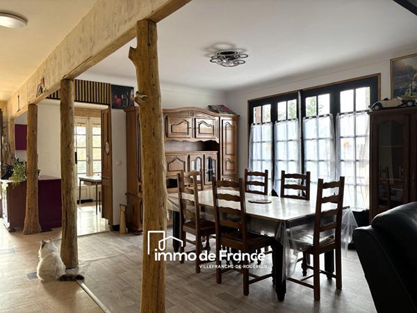 Maison 126 m² habitables, 4 chambres, 1382 m² de terrain