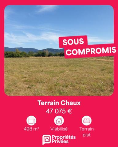 Terrain Chaux 498 m2
