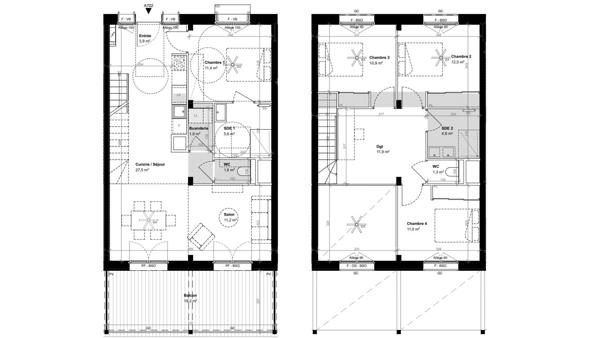 Appartement à vendre 5 pièces 115 m² Lyon 2