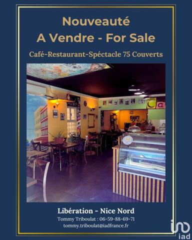 Restaurant à vendre 180 m² Nice