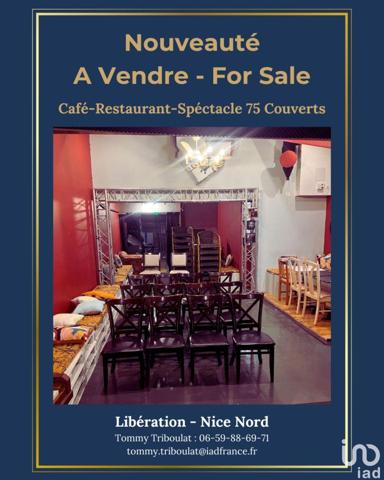 Restaurant à vendre 180 m² Nice