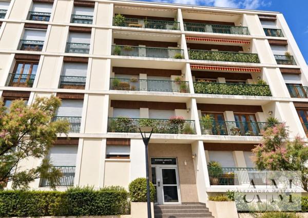 CAUDÉRAN HYPER-CENTRE – T2 DE 60 M²  – BALCON SUD – 3? ÉTAGE AVEC ASCENSEUR – CAVE