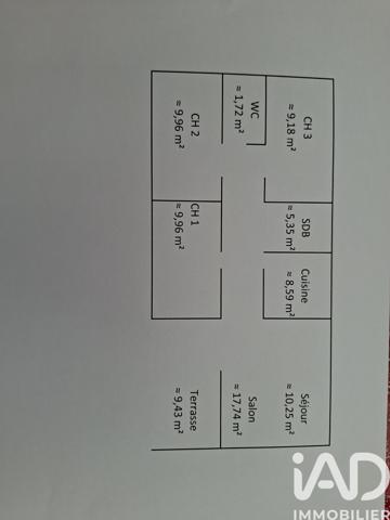 Maison à vendre 4 pièces 76 m² Saint-Denis