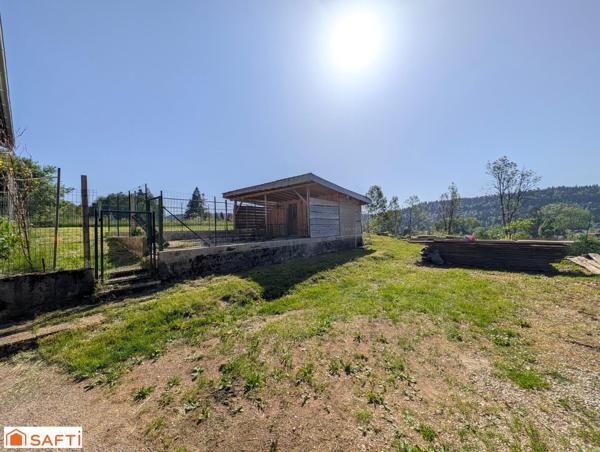 Maison 150 m²  + appartement 70m² – Terrain 2 000 m² – St-Laurent-en-Grandvaux