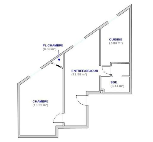 Appartement à vendre 2 pièces MARSEILLE 4EME ARRONDISSEMENT (13)