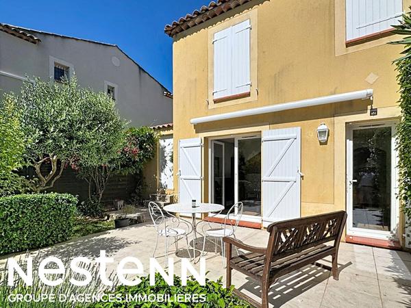 Maison T4 avec jardin, garage et piscine collective
