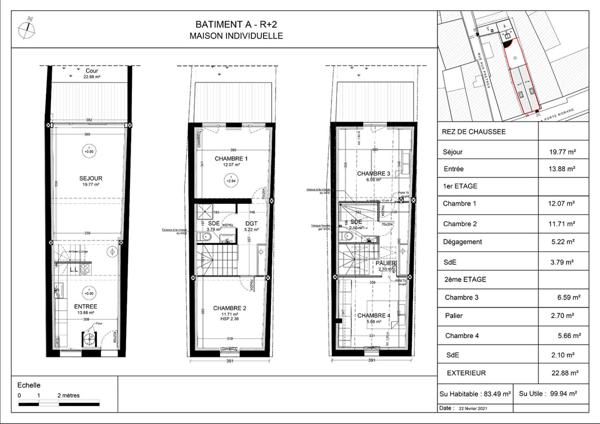Maison 7 pièces Chartres 110m2