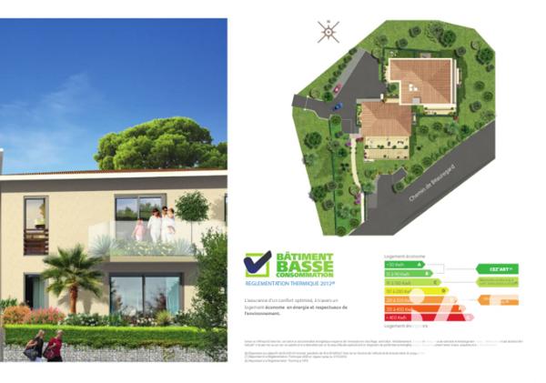 Appartement à vendre 2 pièces 45 m² Saint-Marc-Jaumegarde