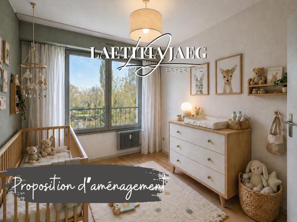 Schiltigheim (67300) 3 PIECES 71 M2 - BALCON - PARKING - ASCENSEUR - TRAVERSANT - À RÉNOVER - SCHILTIGHEIM