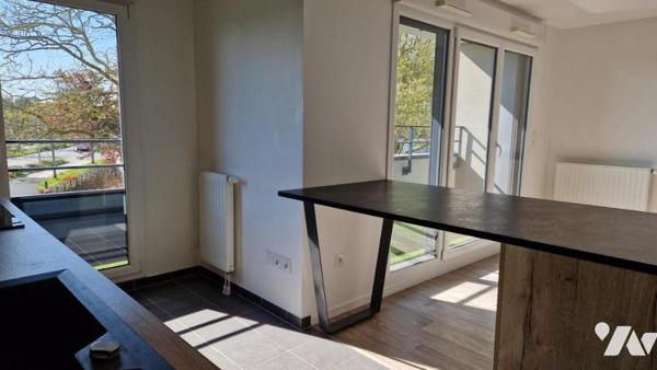 Saint Malo - Appartement (63.55m²)  en excellent état avec balcon - Deux chambres - Grand Garage