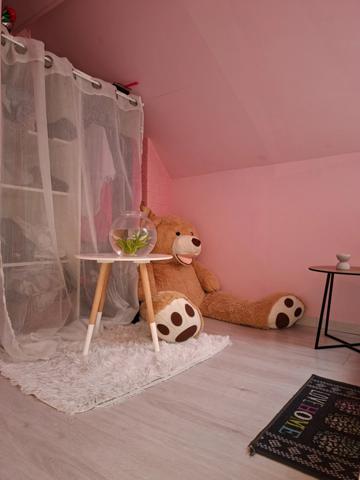 Longère rénovée en 6 pièces,128m2 plancher, double garage,au calme, impasse, au milieu des champs, proche Villaines la Juhel et Pré-en-Pail